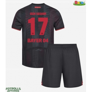 Bayer Leverkusen Eliesse Ben Seghir #17 Hemmaställ Barn 2025-26 Kortärmad (+ Korta byxor)